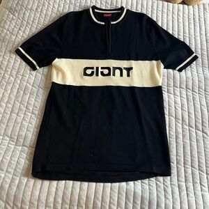 New! Portland Cyclewear-Giant Bicycle- Merino Wool Sweater Black Unique